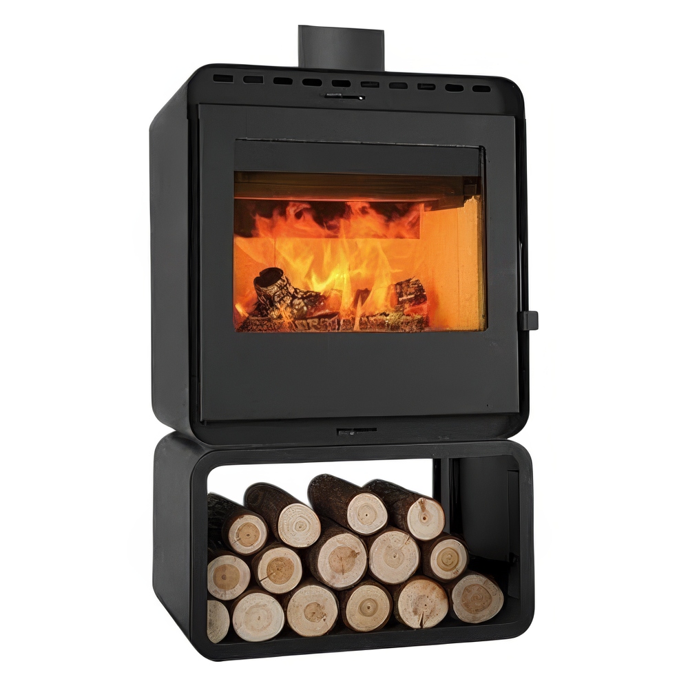   Печь-камин Denner Fire Lumen с дровником