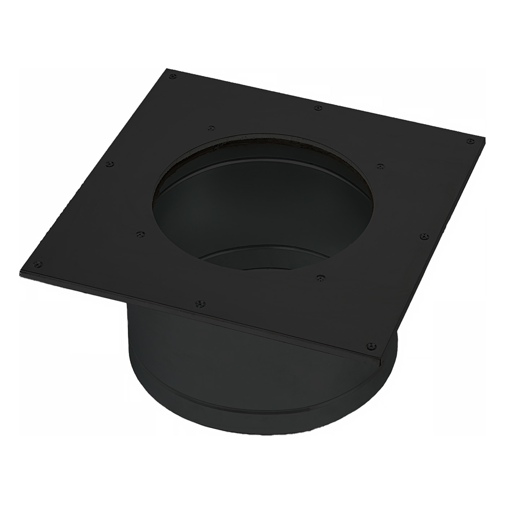   Проход перекрытия универсальный утепленный ТиС ТермоВент ППУ-У, AISI 430 Black(Ø 180-210 мм, 590x590 мм)