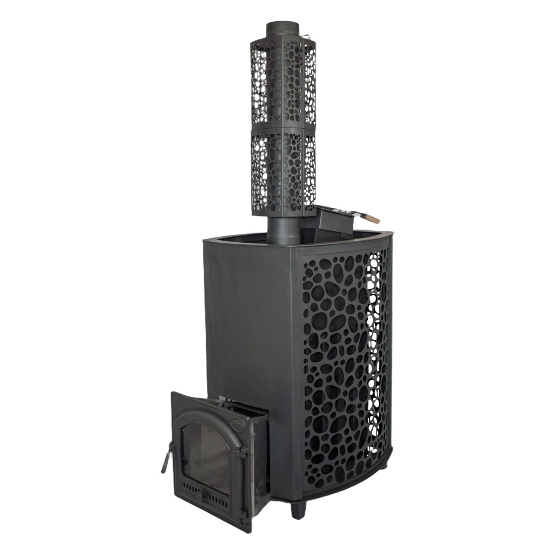   Дровяная печь для бани VVD Калита Экстрим Сетка