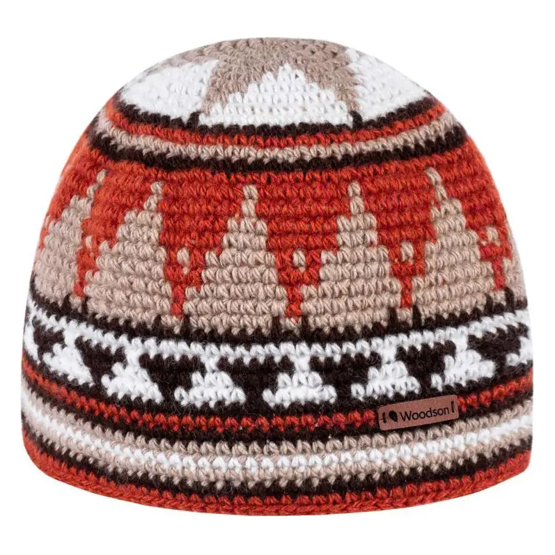   Шапка вязаная для бани Woodson Viking без косичек (коричневый)