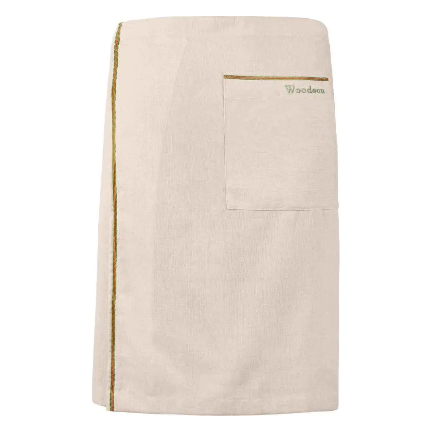   Килт мужской Woodson(Материал Натуральный лён, Размер 42-44, Рисунок С цветной полосой)