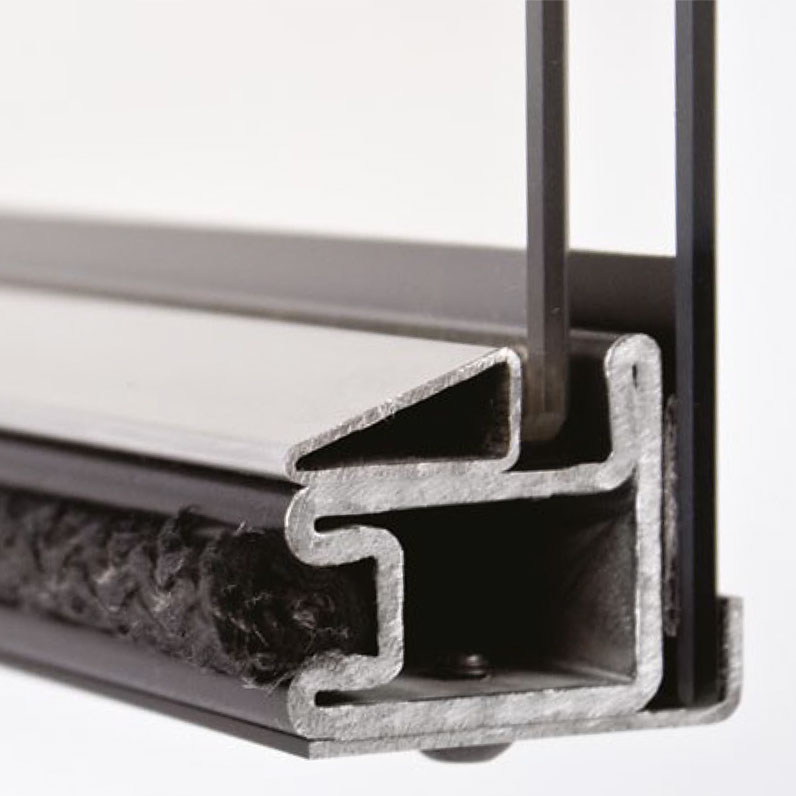   Двойное остекление для топок Astov с одним стеклом(Модель топки ПC 15057)