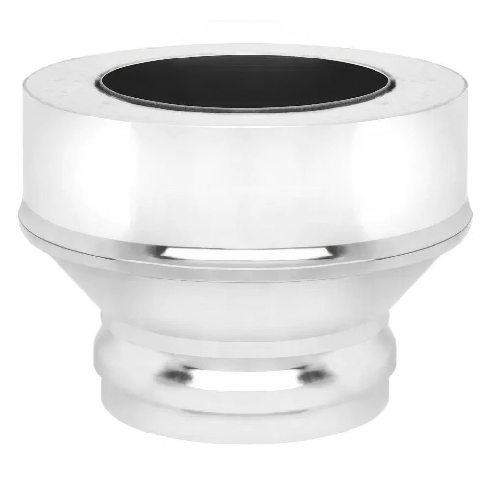 Переход на сэндвич Везувий (AISI 430 1,0мм/0,5мм, Keralux) ПМ(Ø 115/200 мм)