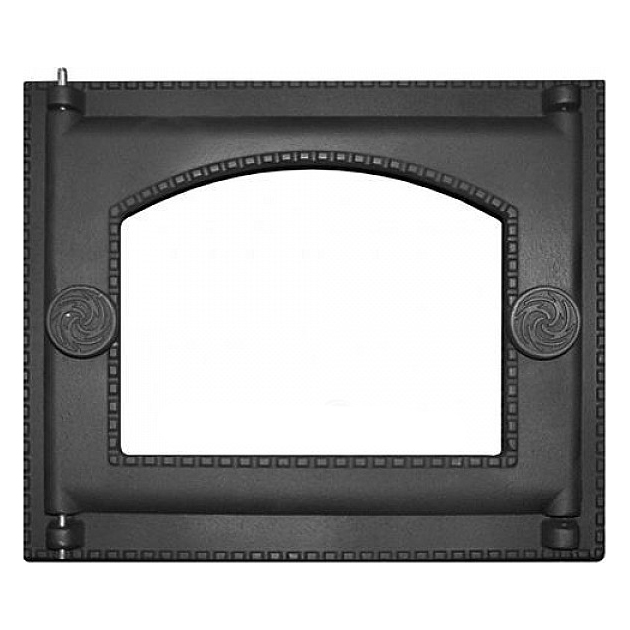   Дверка топочная со стеклом Рубцовск ДТ-6АС (280х240)