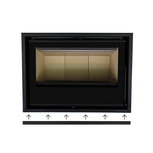   Адаптер для 4-сторонней рамки для топок Rocal (Arc 70 / RCr 70)