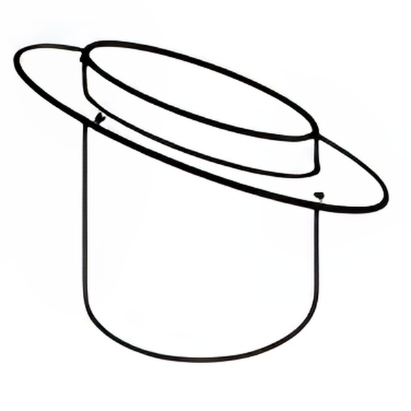   Потолочная пластина для наклонного потолка для каминов серии Rocal LL-15[A/B/D/E]