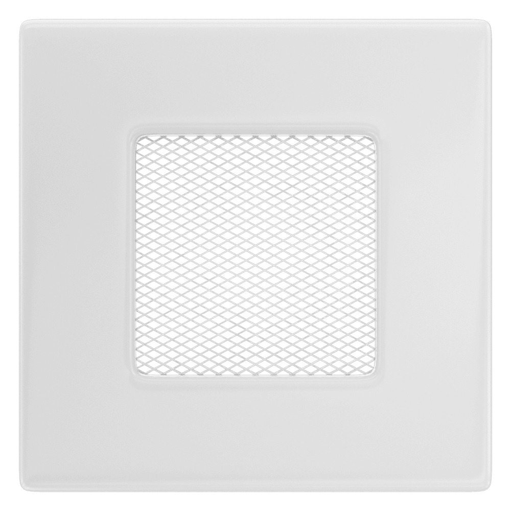   Вентиляционная решетка Kratki белая(Высота 17 см, Ширина 17 см)