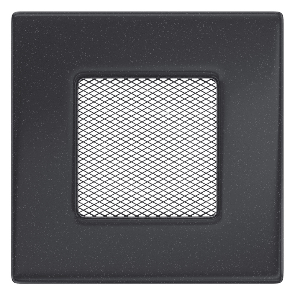   Вентиляционная решетка Kratki графит(Высота 11 см, Ширина 17 см)