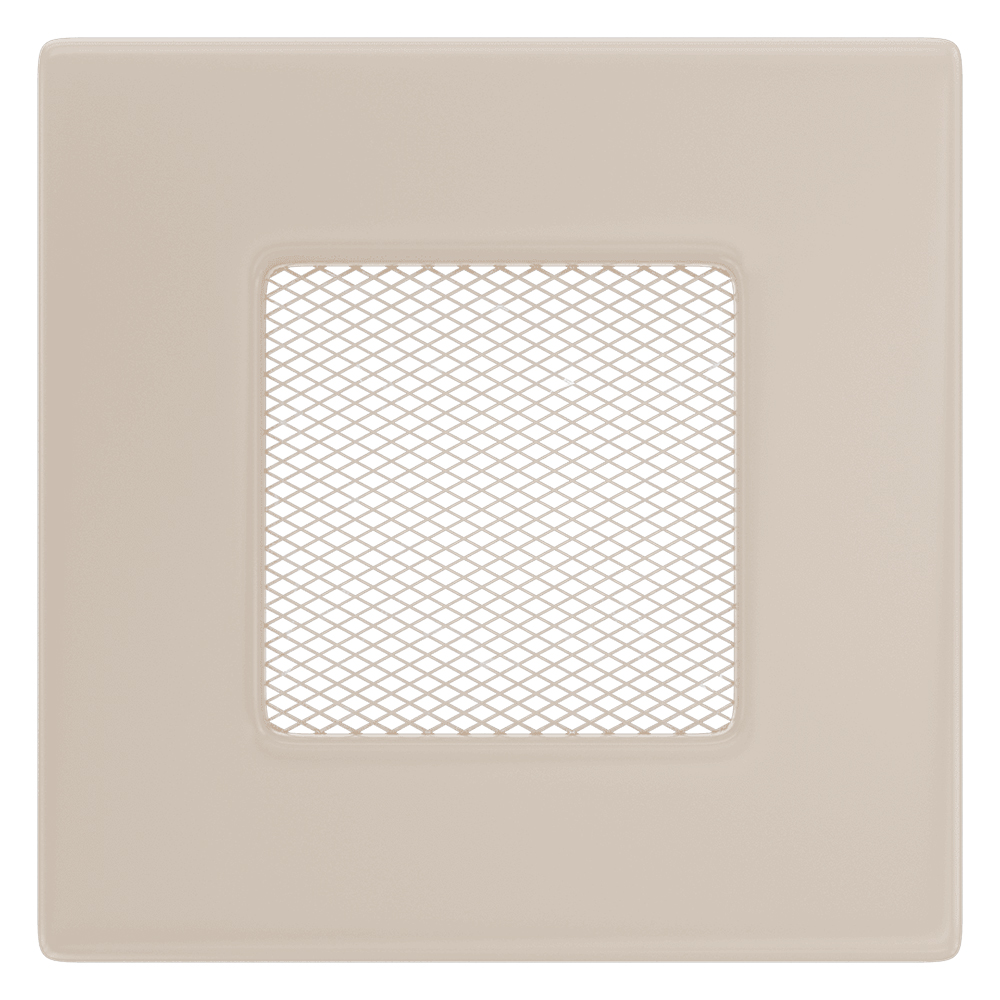   Вентиляционная решетка Kratki кремовая(Высота 11 см, Ширина 24 см)