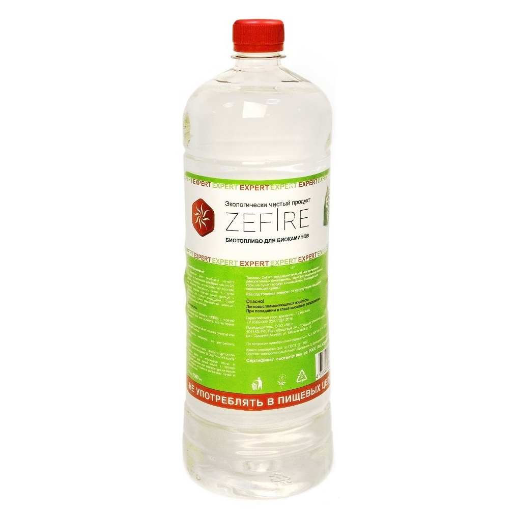   Биотопливо ZeFire Expert 1,5 литра