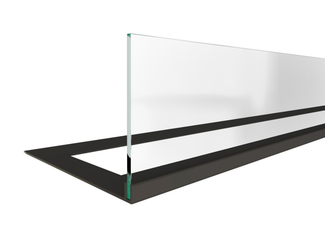   Стекло декоративное для биокаминов Zefire Sirius 1500 long , Elliot 1500 long и Flagman 1300 long