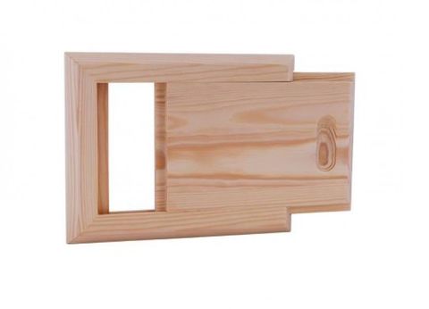   Задвижка вентиляционная SAWO(Материал: осина)