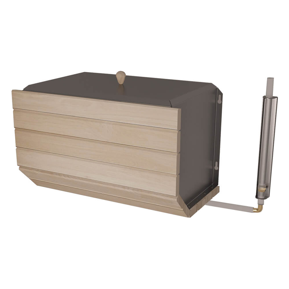   Бак накопительный VVD навесной, малый (16 л.) в деревянном обрамлении(Термодревесина)