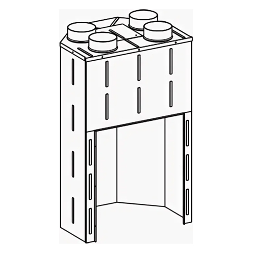   Конвекционный кожух для туннельных топок Astov(Модель топки ПТ 9074)