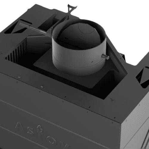   Шибер для открытых топок Astov(ОПС 700)