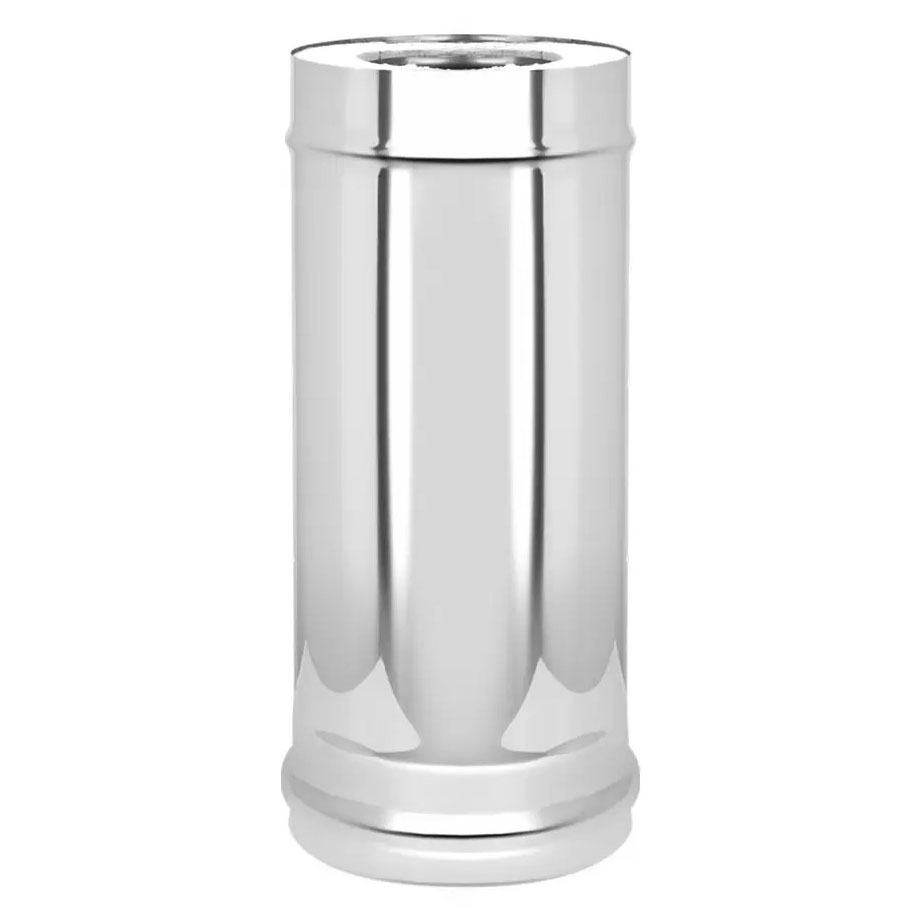 Сэндвич-труба Везувий (AISI 430/1,0мм, Keralux) L-0,5 м(Ø 150/250 мм)