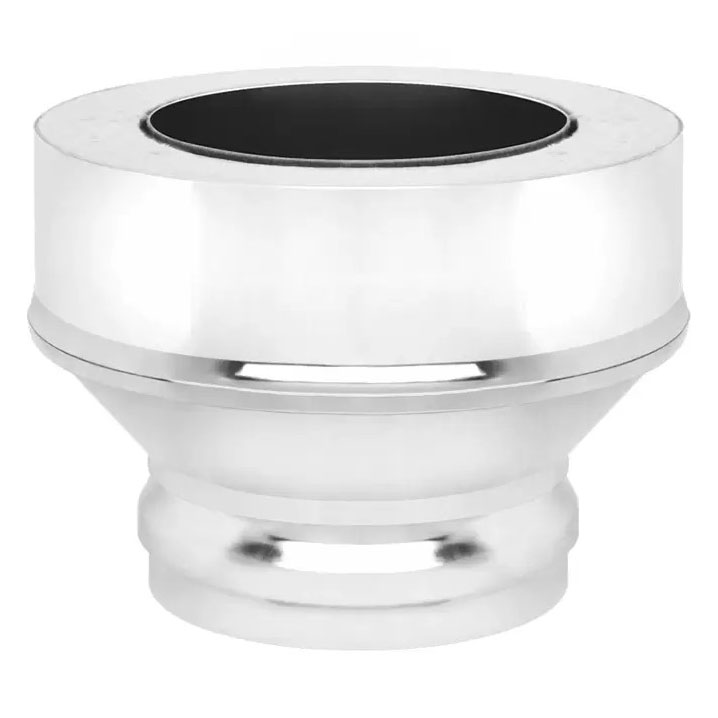 Переход на сэндвич Везувий (AISI 430/1,0мм, Keralux)(Ø 200/300 мм)