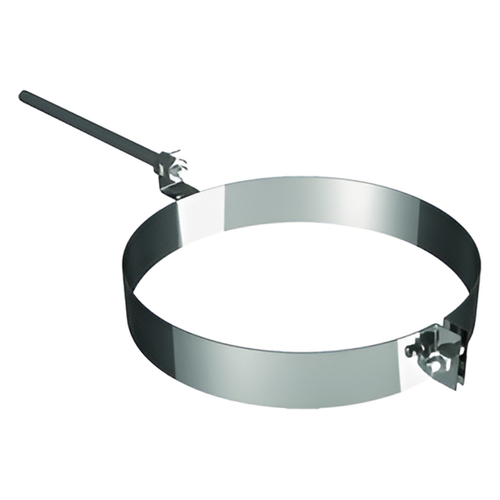   Хомут с креплением к стене Вулкан VHR (нержавейка, AISI 304/0,5мм)(Диаметр Ø 130 мм)