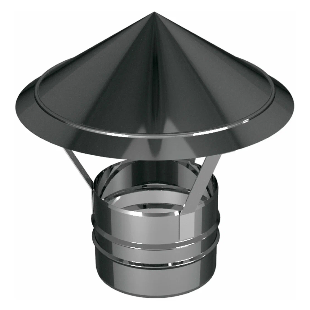   Зонт Вулкан VHR (нержавейка, AISI 321/0,5мм)(Диаметр Ø 200 мм)