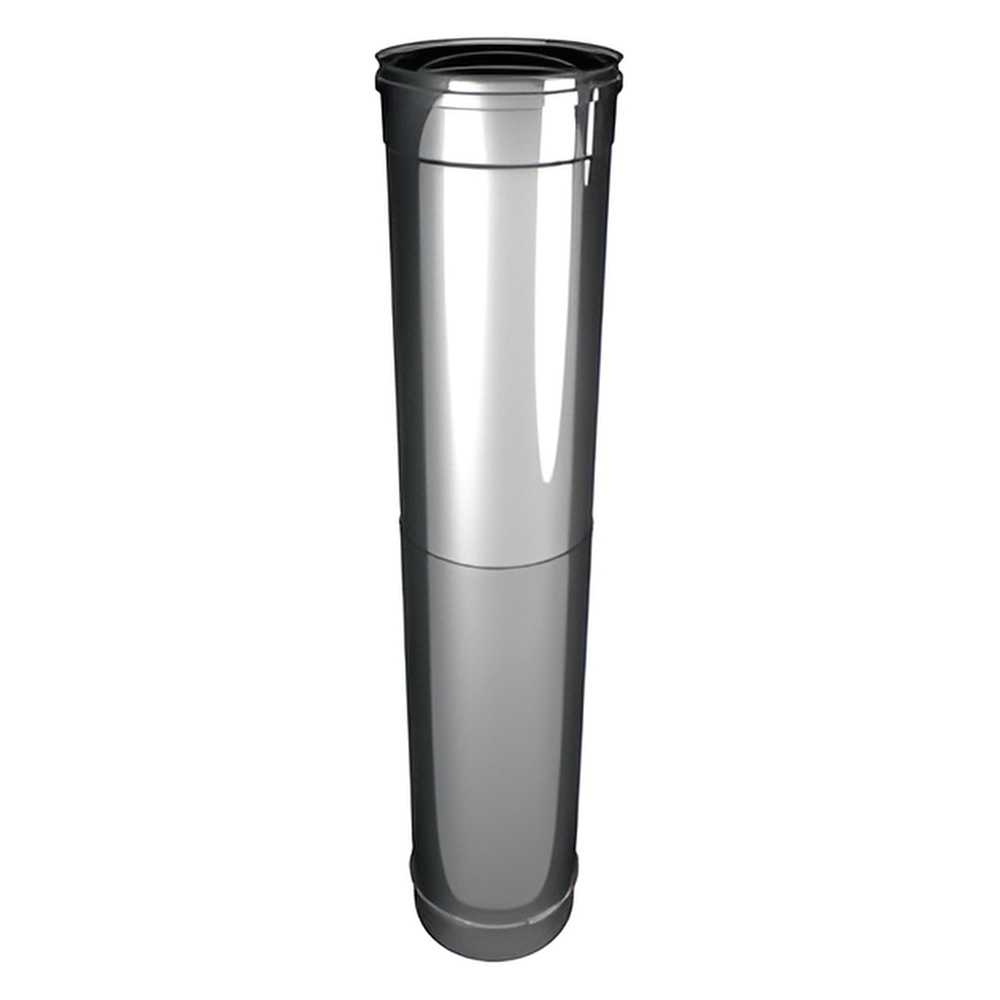   Труба телескопическая Вулкан VHR L-250 мм (нержавейка, AISI 321/0,5мм)(Диаметр Ø 180 мм)