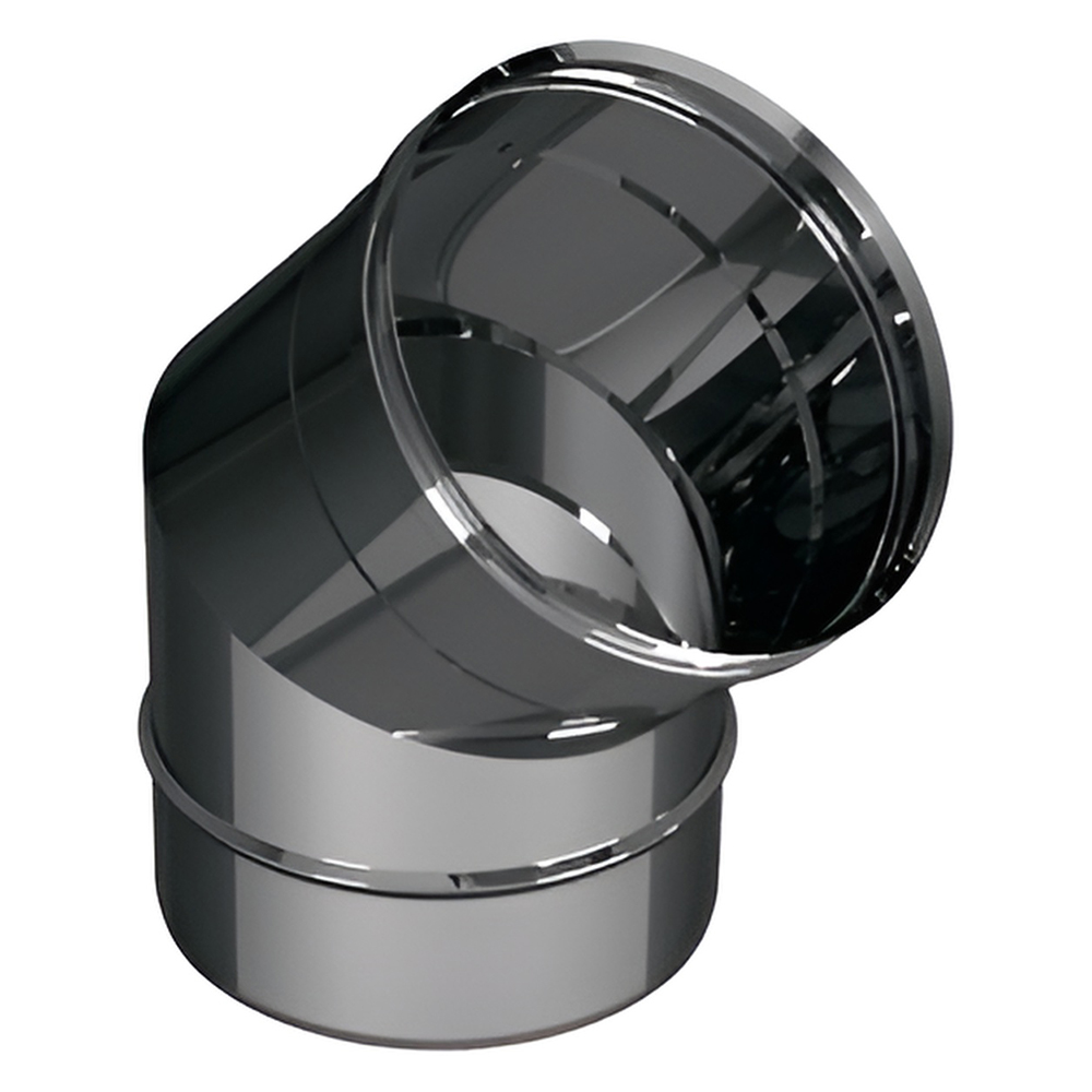   Отвод 45º Вулкан VHR (нержавейка, AISI 321/0,5мм)(Диаметр Ø 150 мм)