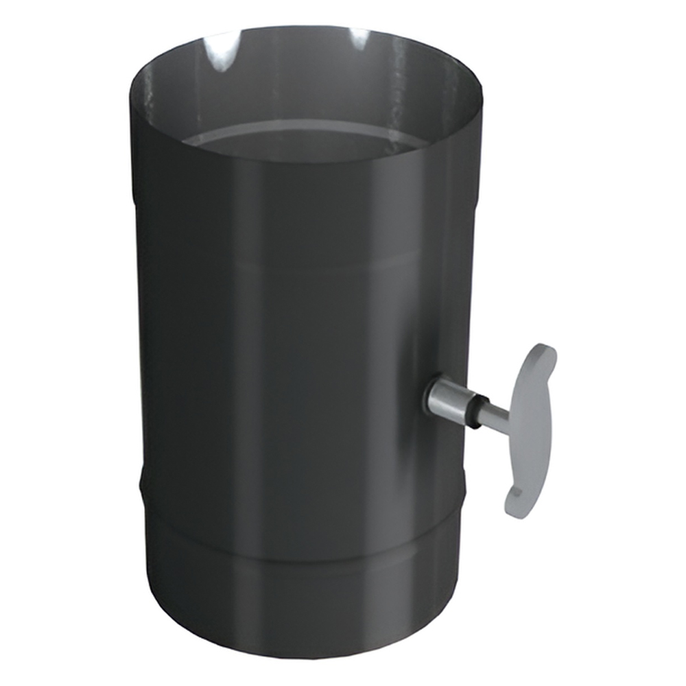   Задвижка Вулкан VBR (black, AISI 439/0,8мм)(Диаметр Ø 150 мм)