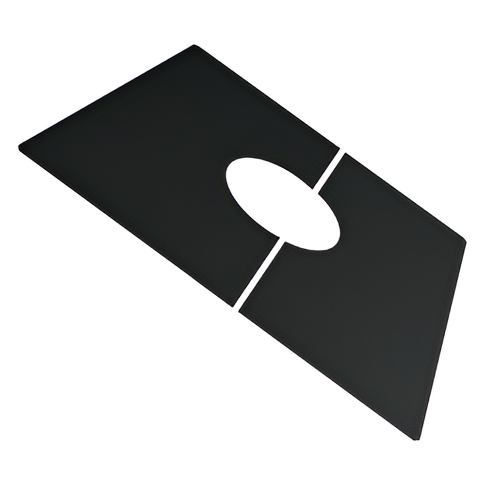   Фланец разрезной Вулкан VBR50 33°-45° без изоляции (black, AISI 439/0,5мм)(Ø 150/250 мм)