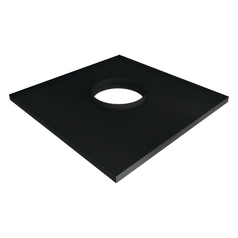   Фланец прямой Вулкан VBR50 с изоляцией (black, AISI 439/0,5мм)(Ø 120/220 мм)