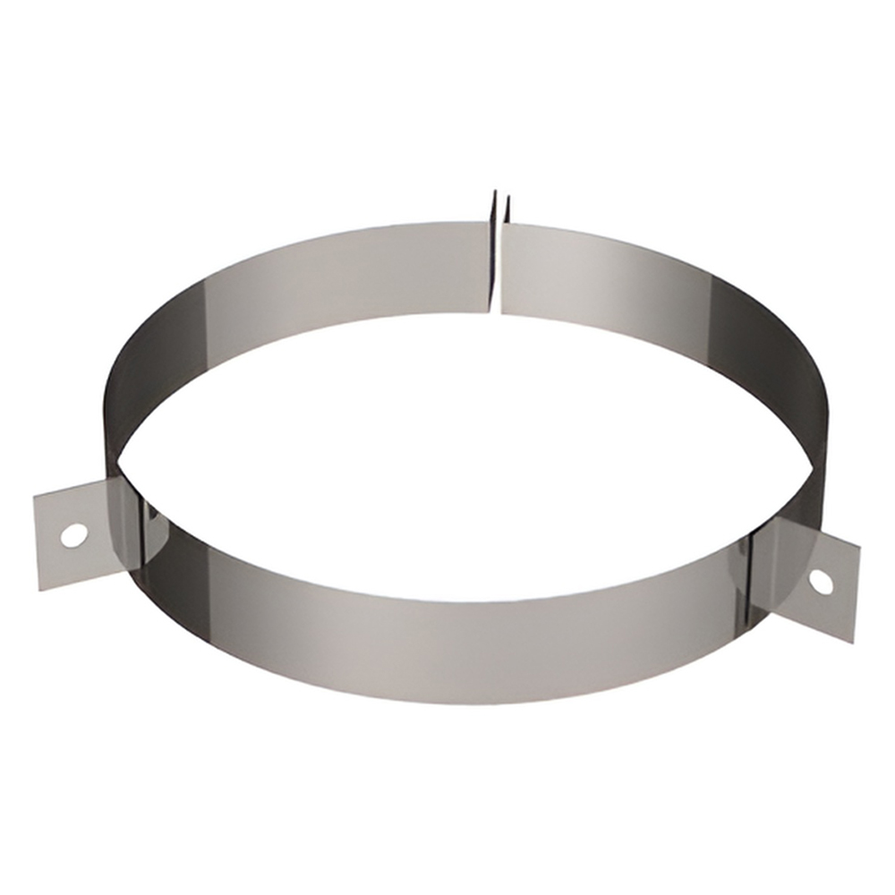   Хомут под растяжки Вулкан V100R (нержавейка, AISI 304/0,5мм)(Ø 130/330 мм)