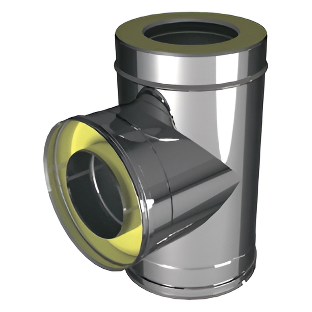   Тройник 90° Вулкан Z50R (нержавейка, AISI 321/Оц/0,5мм)(Диаметр Ø 160/260 мм)