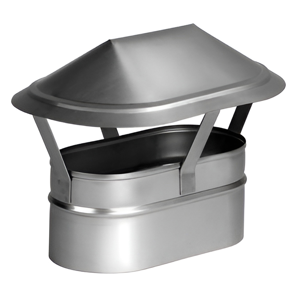   Зонт Вулкан VOR (нержавейка, AISI 321/0,5мм)(Ø 100/200 мм)