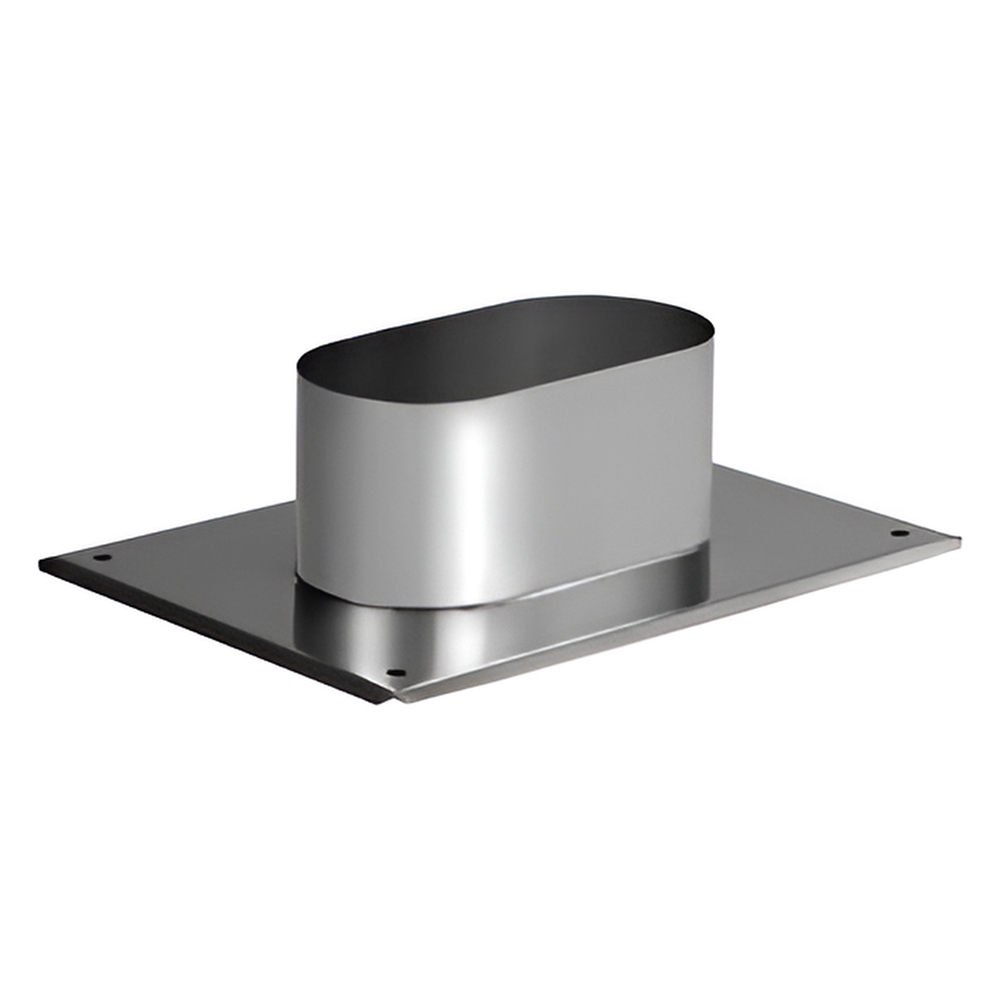   Крышка невентилируемой шахты Вулкан VOR (нержавейка, AISI 321/0,5мм)(Ø 100/200 мм)