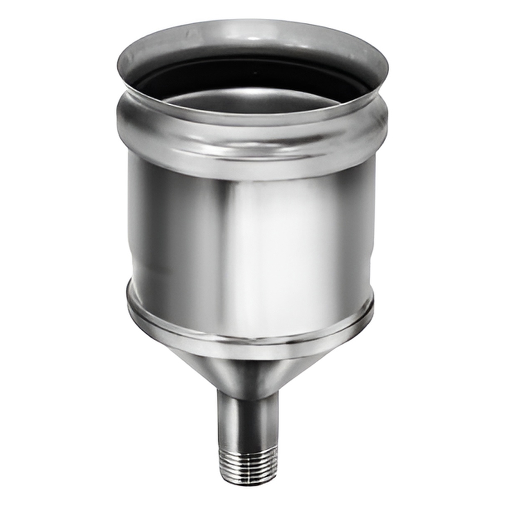   Конденсатосборник Вулкан VCR (нержавейка, AISI 321/304/0,5мм)(Ø 80/130 мм)