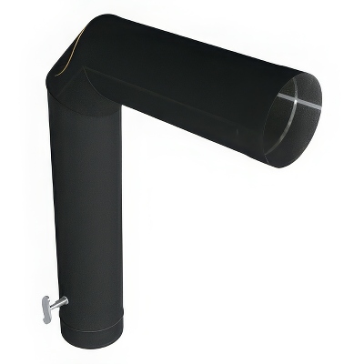   Элемент подключения Вулкан VBR (black, AISI 439/0,8 мм)(Диаметр Ø 130 мм)