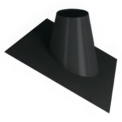   Кровельный элемент Вулкан VBR50 0°/20° (black, AISI 439/0,5мм)(Ø 115/210 мм)