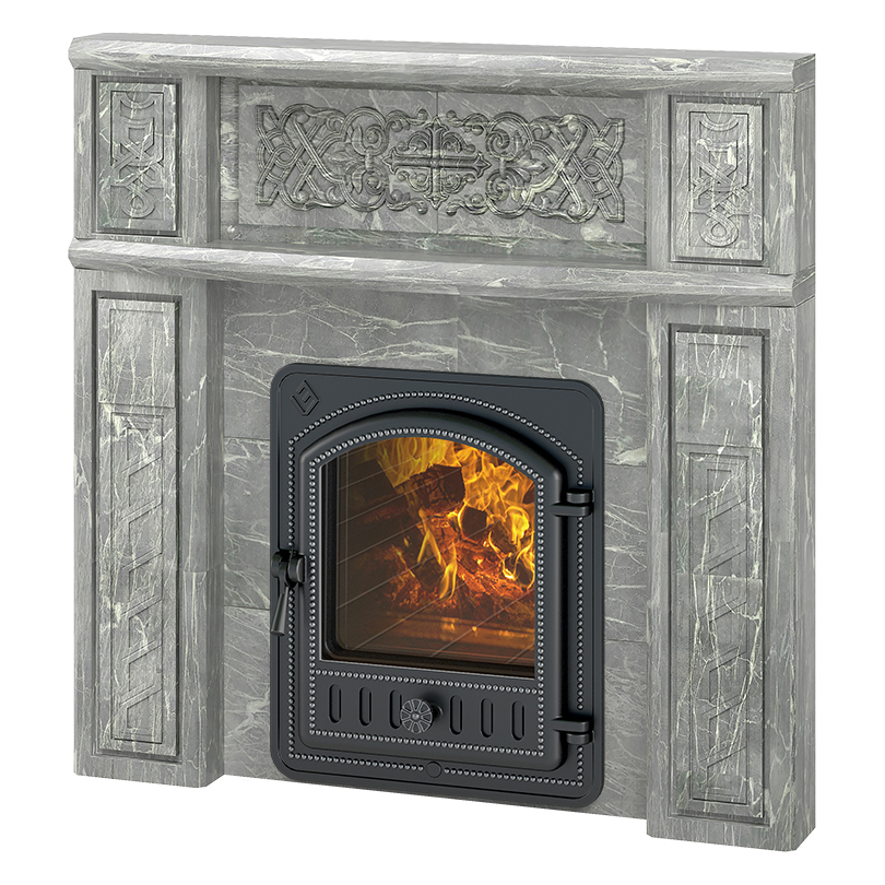   Портал для банной печи Эверест Легкий пар Профи, резной