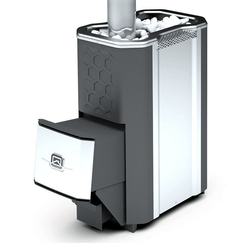   Дровяная печь для бани Теплодар Сибирь-20 ЛК Профи (2.0)