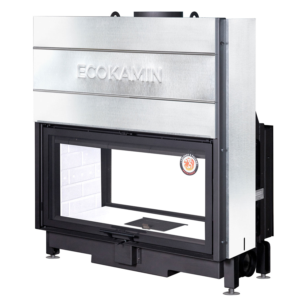   Каминная топка EcoKamin Вега 1000 T(чёрный шамот)