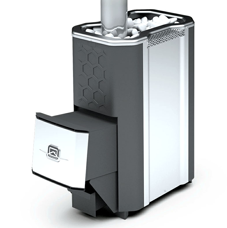   Дровяная печь для бани Теплодар Сибирь-20 ЛК (2.0)