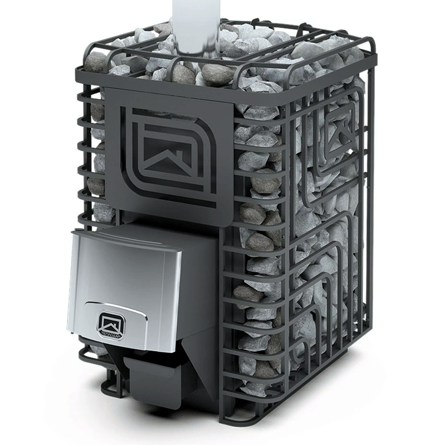   Дровяная печь для бани Теплодар Сибирский утёс-20 ЛП Профи