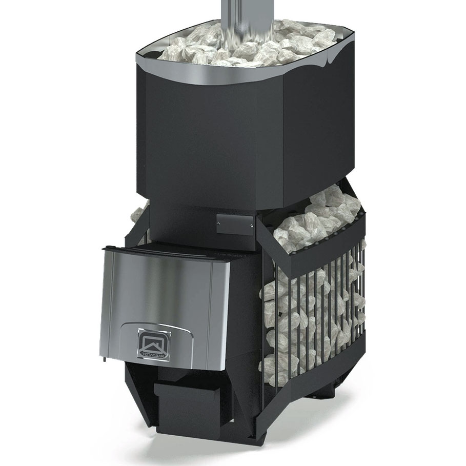   Дровяная печь для бани Теплодар Русь-сетка 12 Л