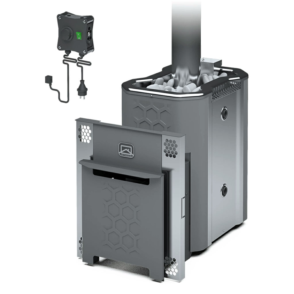   Газовая печь для бани Теплодар Эльма-12 ЛГР