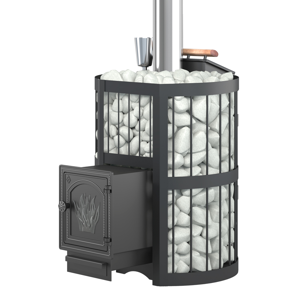   Дровяная печь для бани Etna (Этна) 18 (ДТ-4) Стандарт З/К