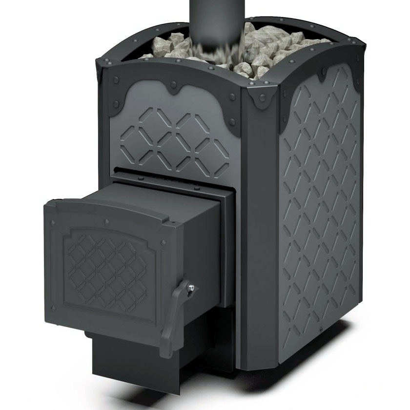   Дровяная печь для бани Теплодар Былина-12 Ч (1.2)