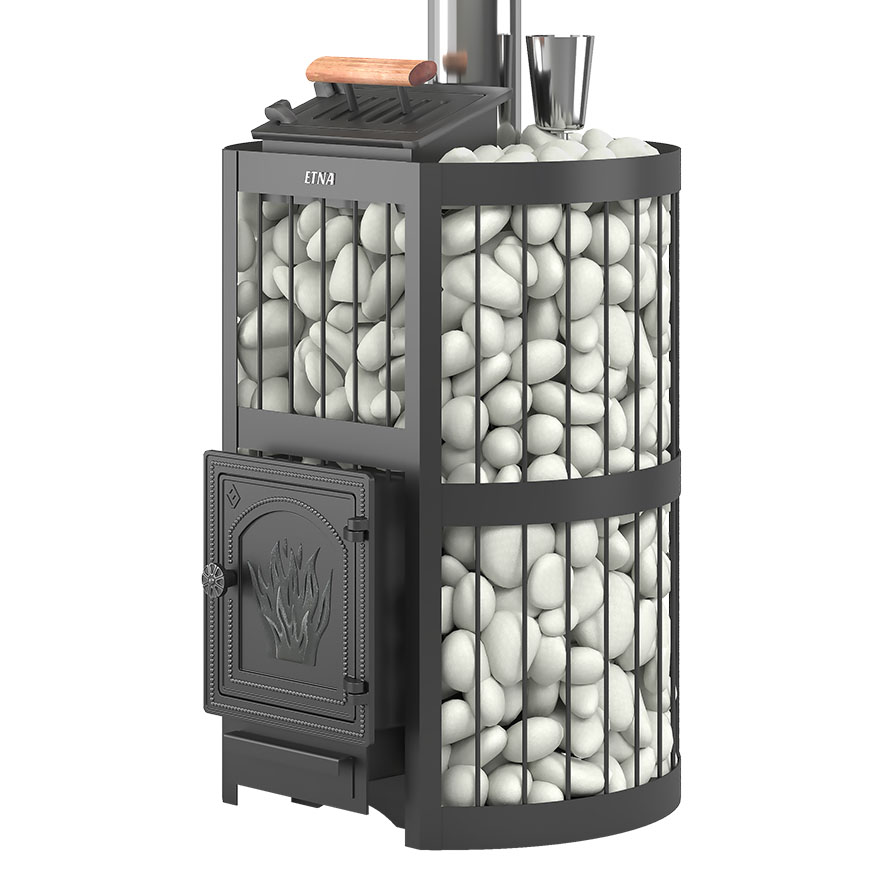   Дровяная печь для бани Etna (Этна) 18 (ДТ-4) Стандарт З/К, Б/В