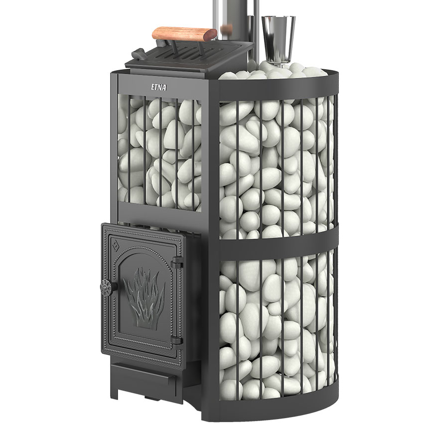   Дровяная печь для бани Etna (Этна) 24 (ДТ-4) Стандарт З/К, Б/В