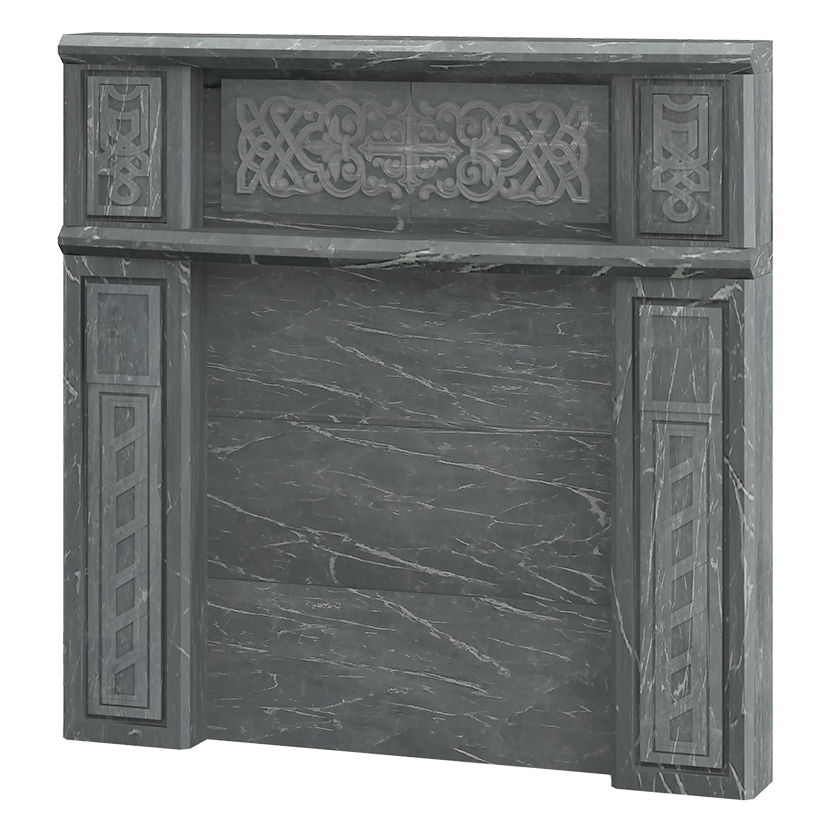   Портал для банной печи Везувий Универсальный Резной(Талькохлорит)