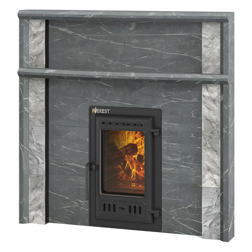   Портал для банной печи Эверест \Steam Master\ ЧУГУН 18, 24(Пироксенит Элит)