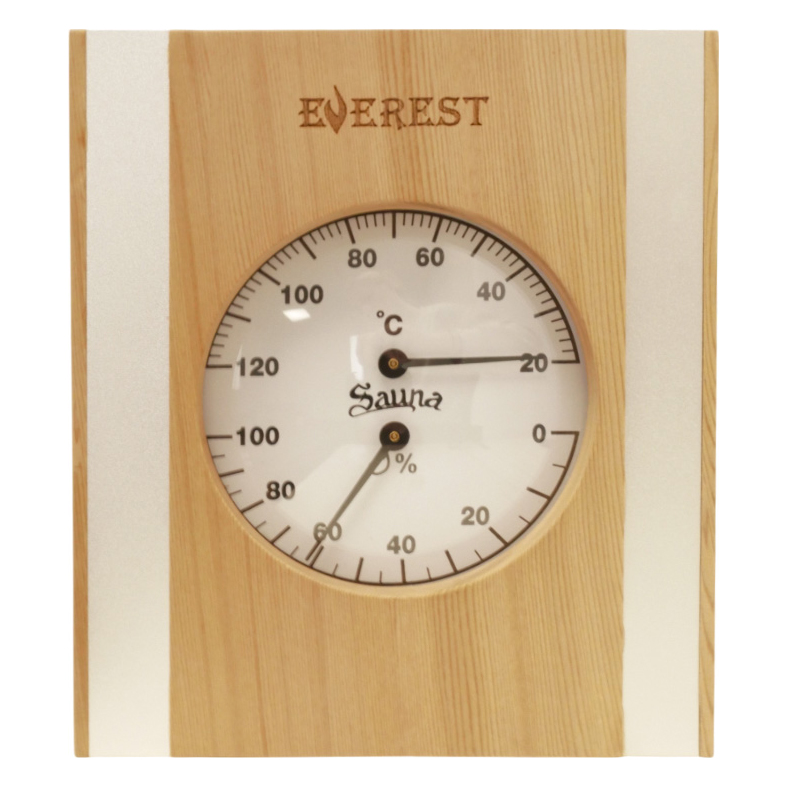   Термогигрометр Эверест со вставками(Кедр (TG-12))