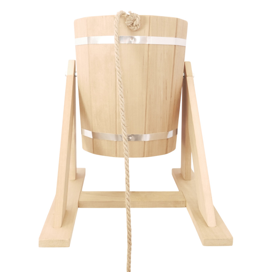   Обливное устройство LK c пластиковой вставкой (Термо Ольха)(ОВПТ-10 (10 литров))